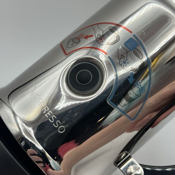 Nespresso Electric Milk Frother Aeroccino Plus Stainless Model 3192 Hot & Cold - Picture 2 of 10